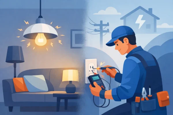 Why Lights Flicker and When to Call an Electrician