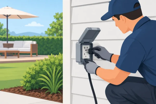 How to Install Outdoor Power Points Safely