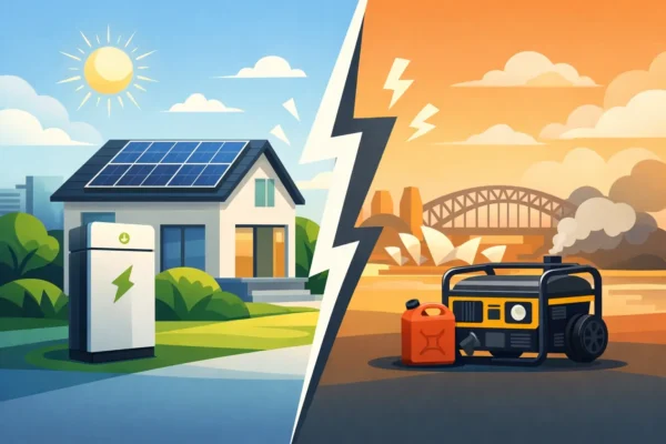 Solar Battery Versus Generator for Sydney Homes